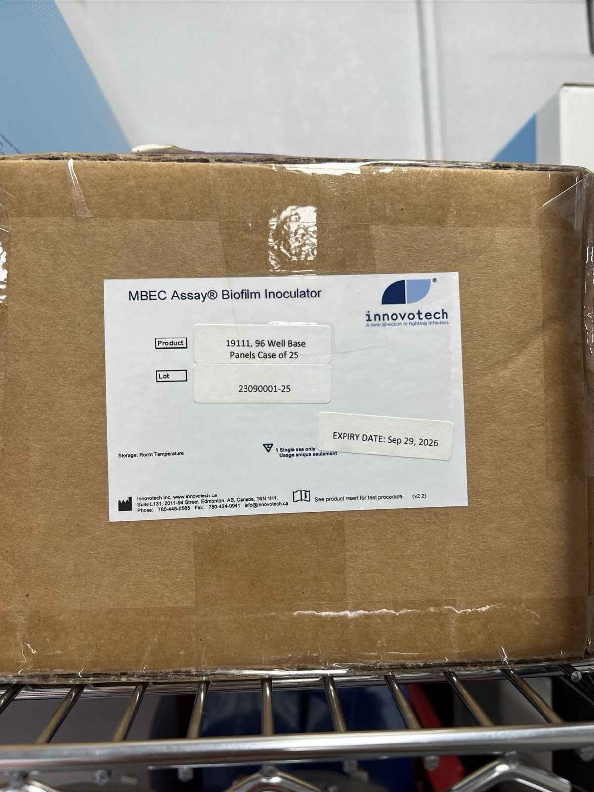 Innovotech™ MBEC Assay Biofilm Inoculator with 96 Well Base 19111, Lot Of 25.
