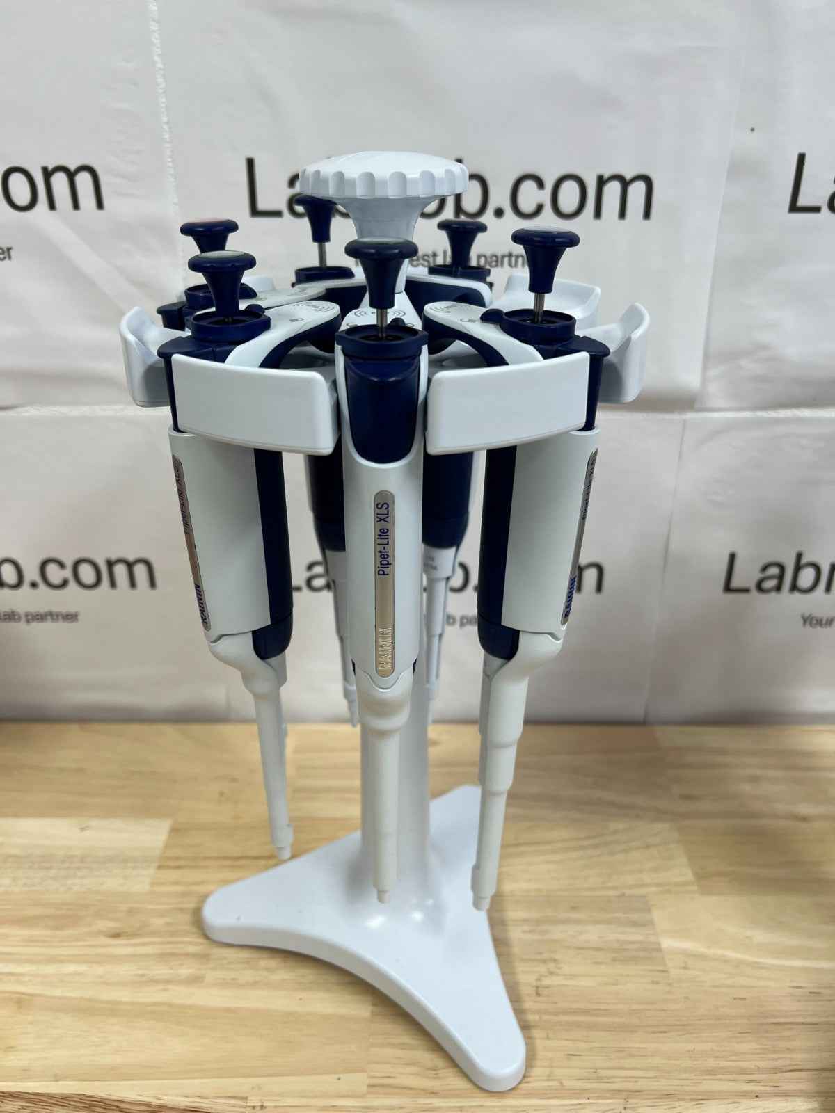 Rainin Pipet-Lite XLS + LTS P2 10 20 100 200 1000 set of 6, w stand, full range