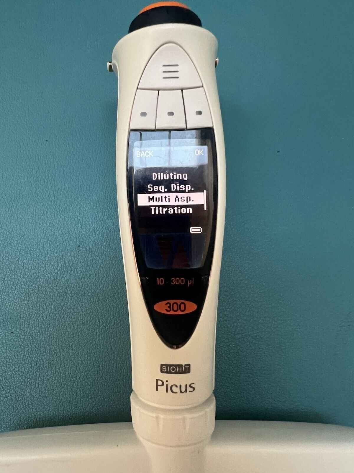 Sartorius/Biohit Picus 300 10-300ul 12 Channel Electric Pipette - Labnob