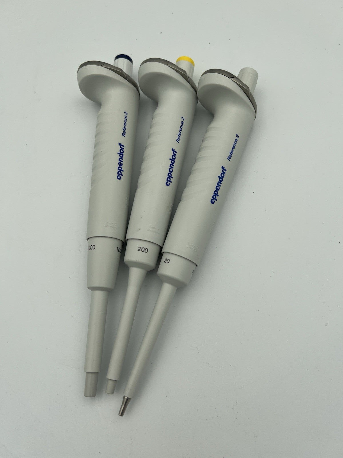 Set Of 3 Eppendorf Reference Gen 2, 20 200 1000ul - Labnob