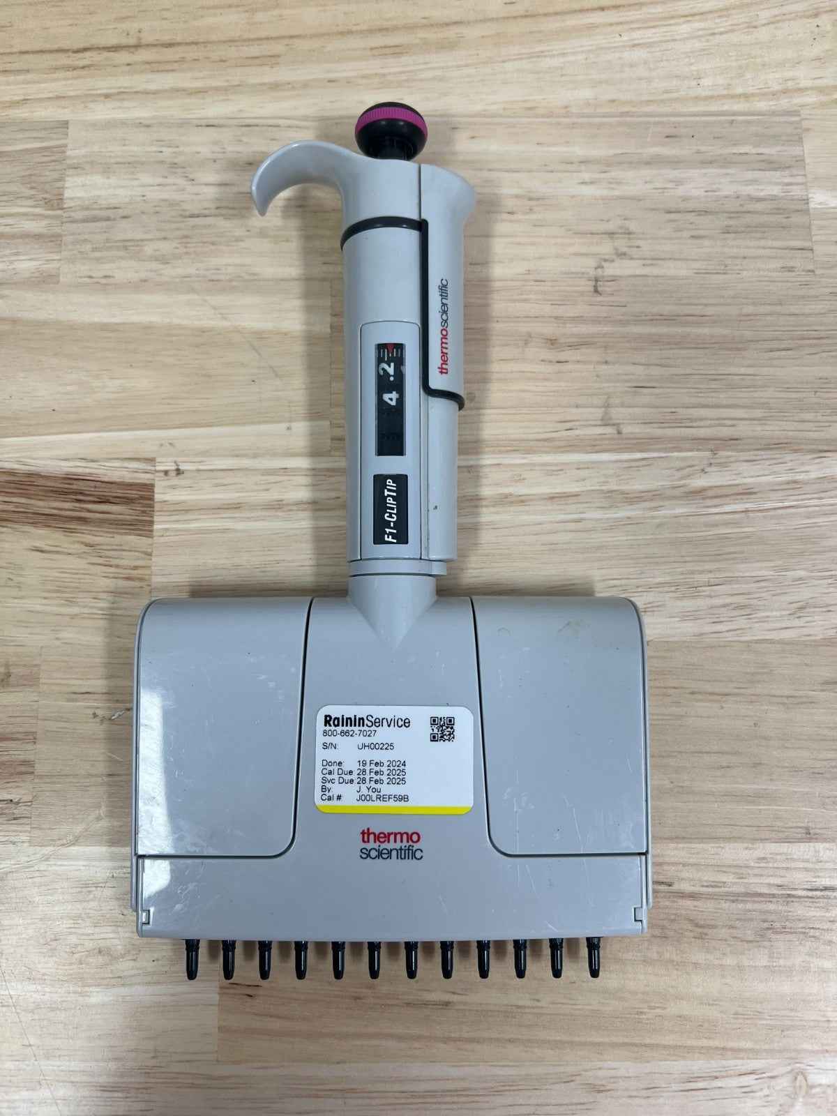 Thermo Scientific F1-ClipTip 12 channel Multichannel Pipette 1.0 to 10 ul