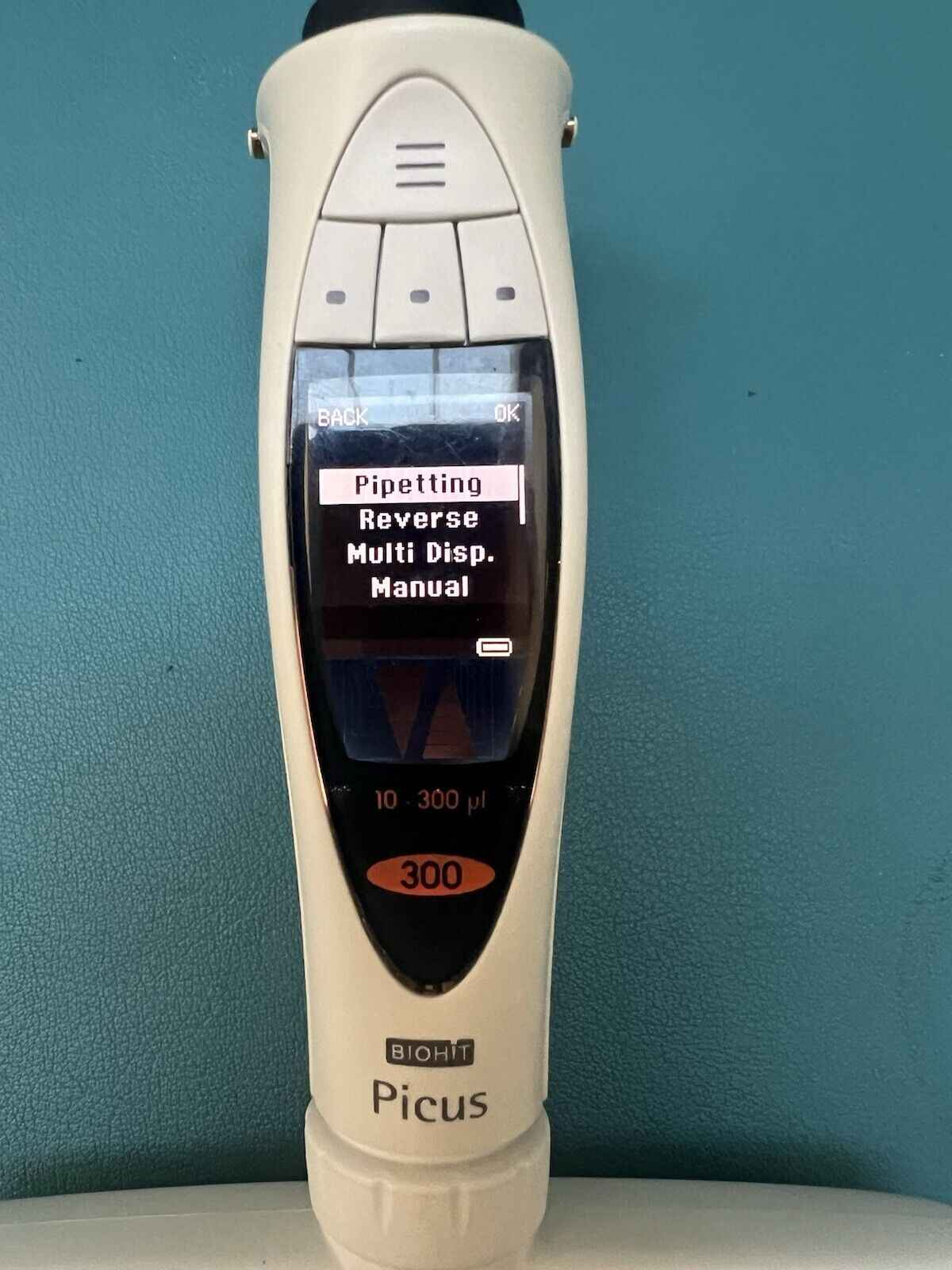 Sartorius/Biohit Picus 300 10-300ul 12 Channel Electric Pipette - Labnob