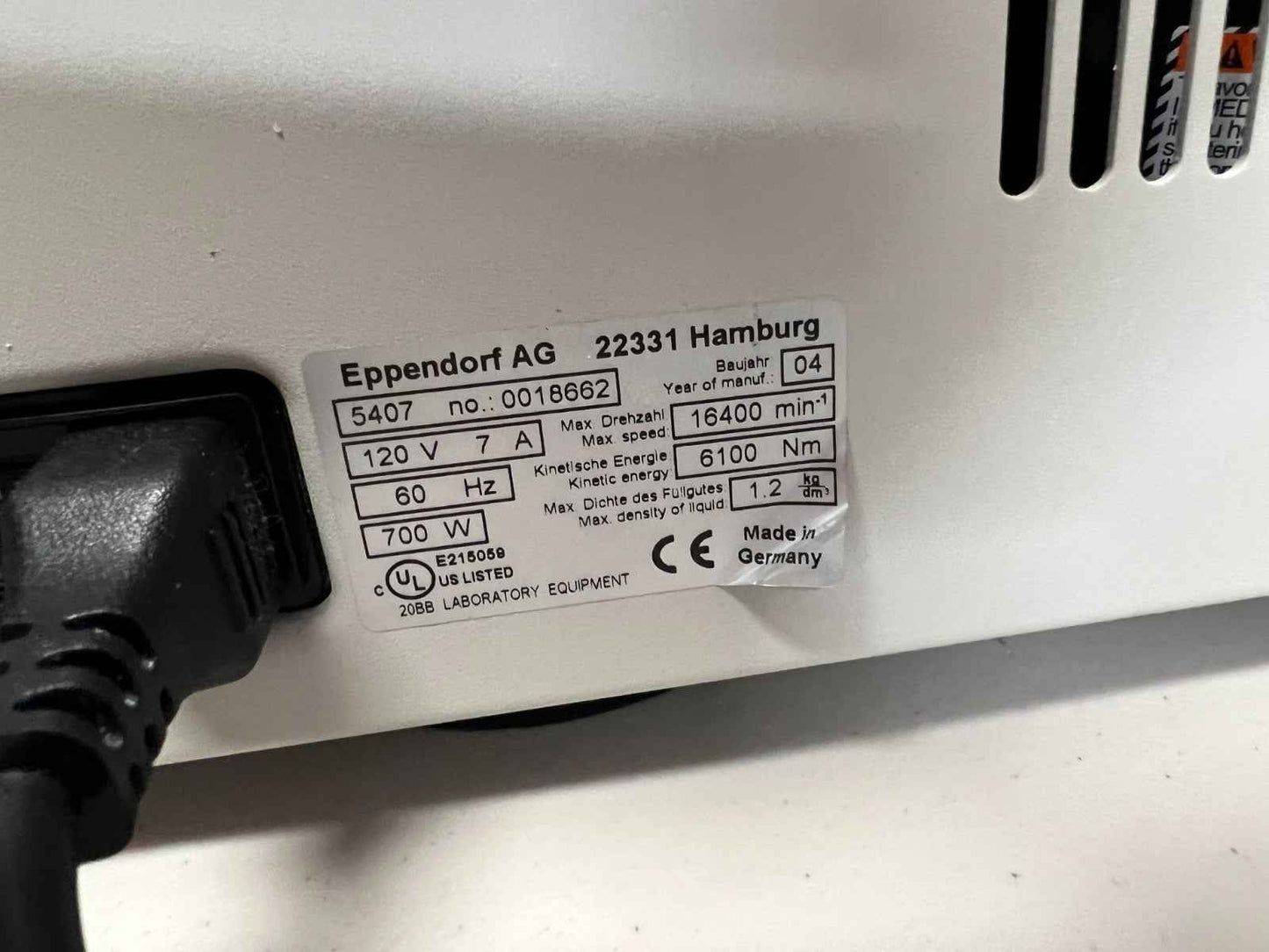 Eppendorf 5417R Refrigerated Centrifuge tested see the video