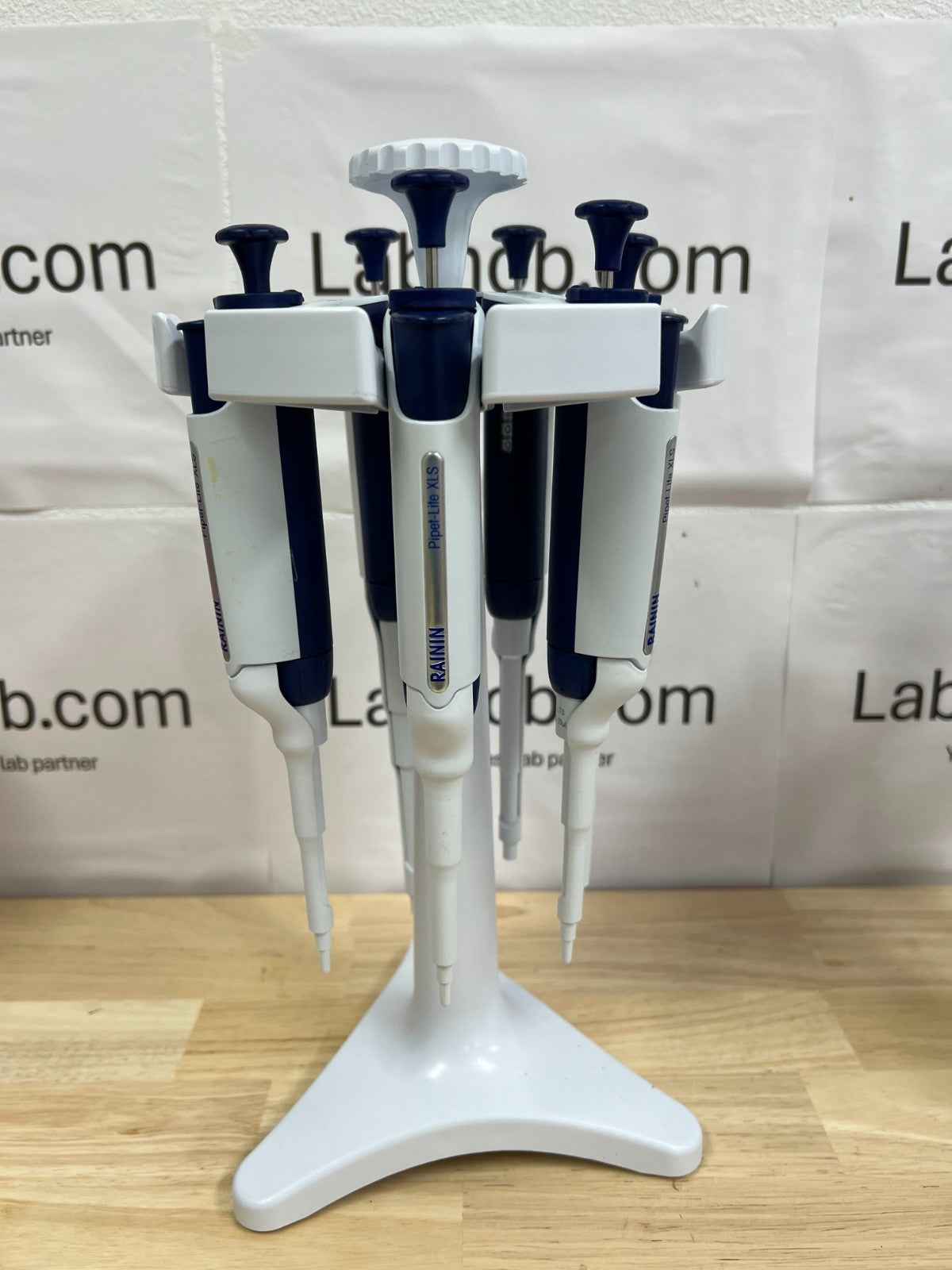 Rainin Pipet-Lite XLS + LTS P2 10 20 100 200 1000 set of 6, w stand, full range