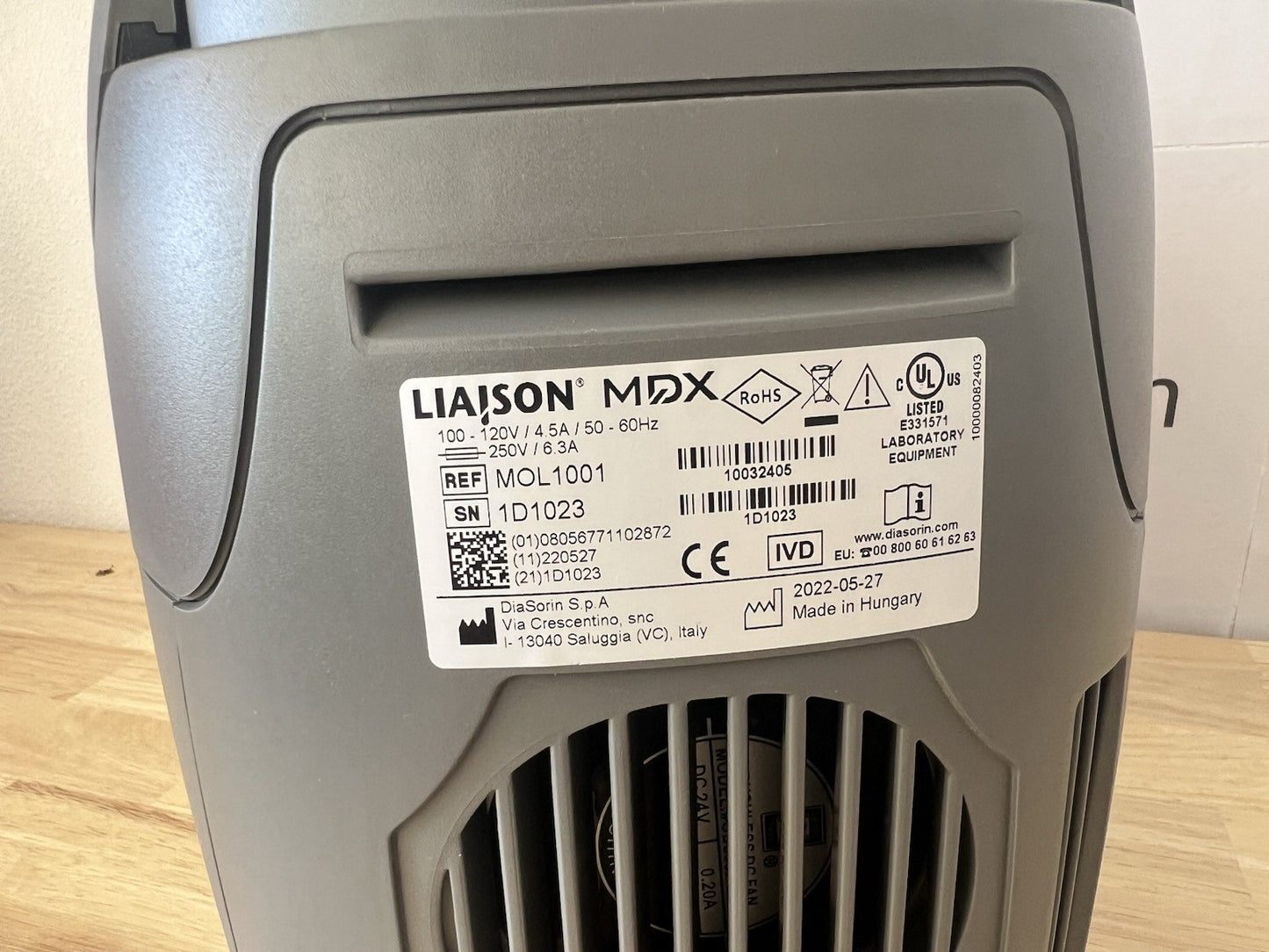 Diasorin Molecular MOL1001 Liaison MDX Real-Time PCR Thermocycler System - Labnob