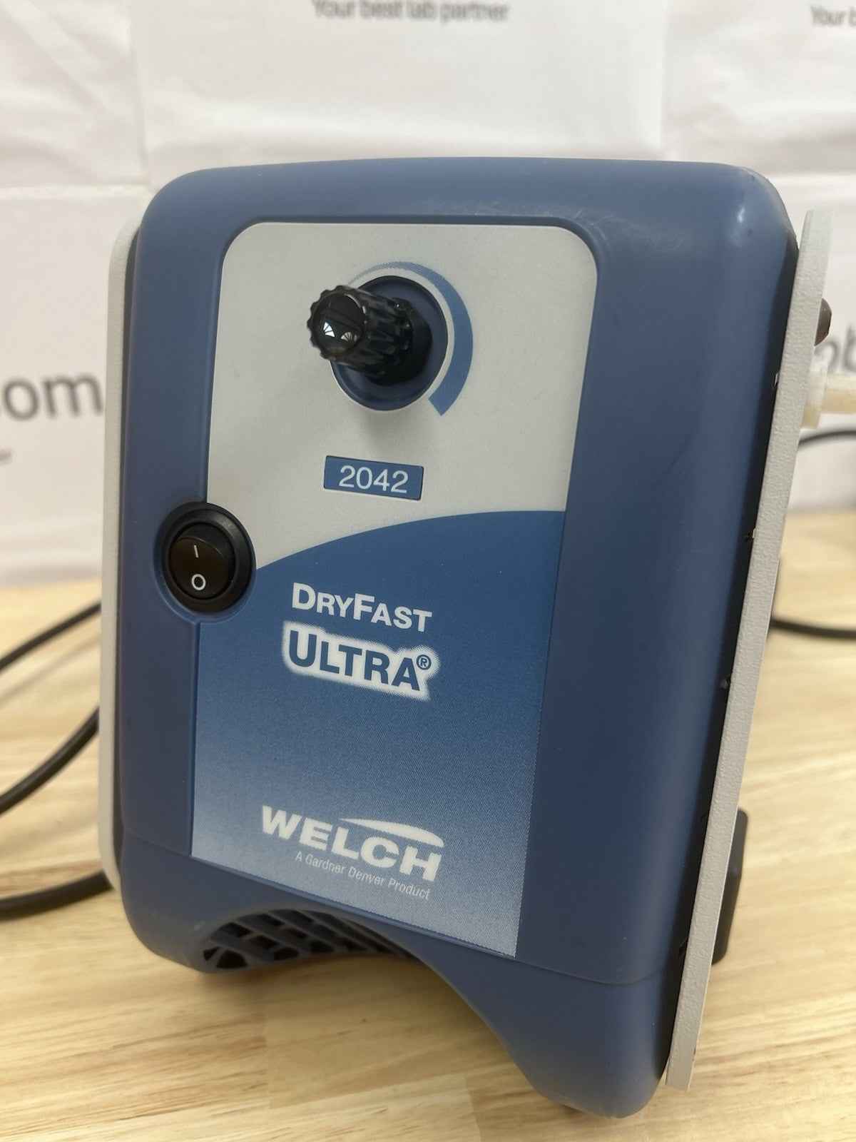 Welch 2042 DryFast Chemical Duty Diaphragm Vacuum Pump 2042B-01 Tested