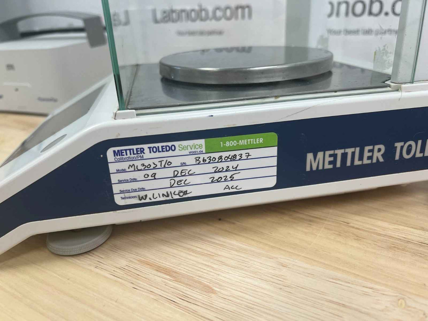 Mettler Toledo Precision Balance/scale ML303T/00 CALI EXPIRE Dec 2025 320g 1mg