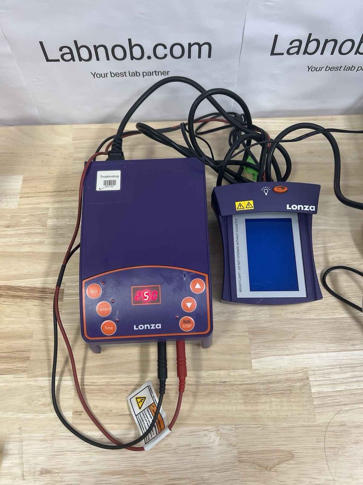 Lonza 57025 FlashGel Dock DNA RNA Electrophoresis 57040 Camera power supply