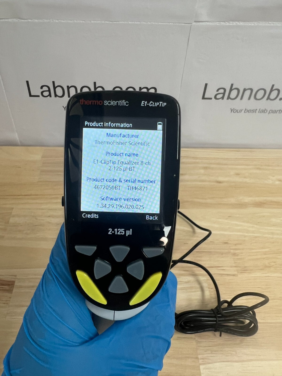 Thermo 4672050BT E1-ClipTip Equalizer 2-125µL 8Ch Bluetooth Electronic Pipette - Labnob