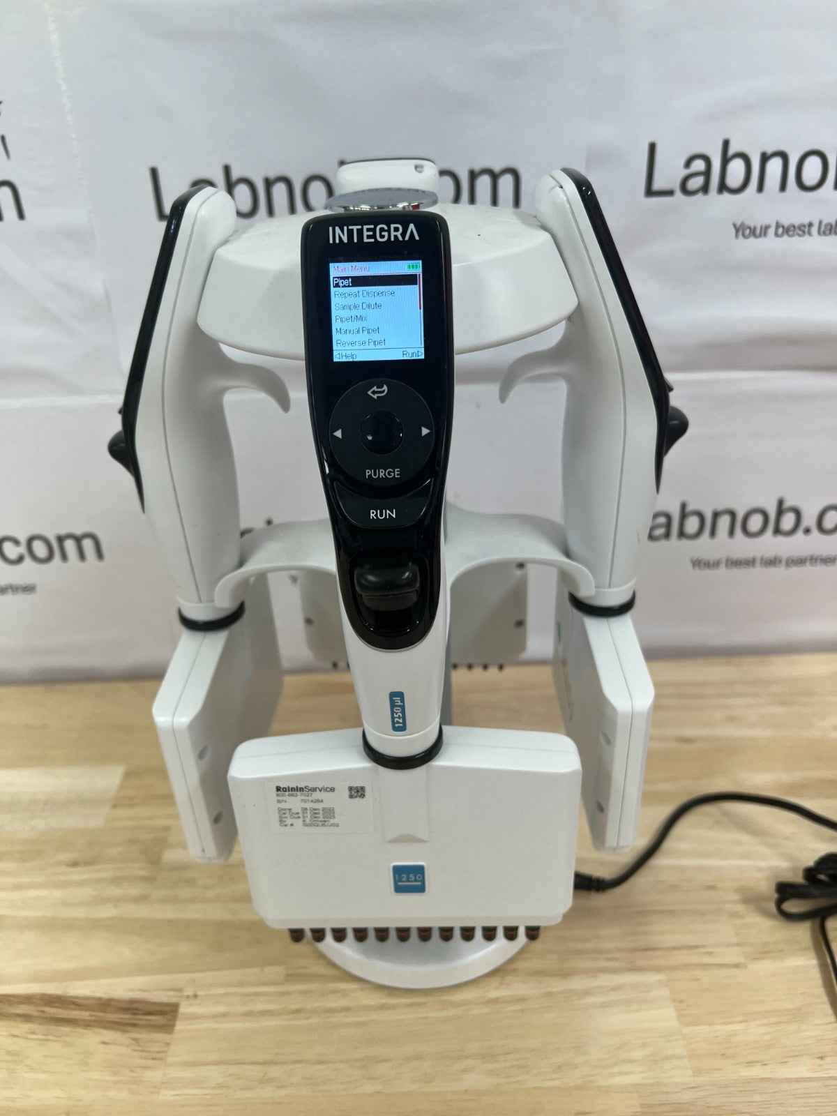 Integra viaflo pipettes full range 12 channel (12.5, 50, 125, 1250ul) w/stand