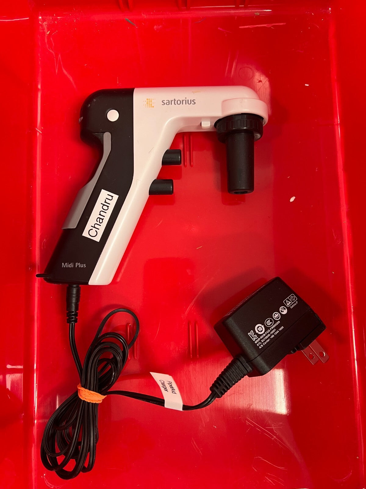 Sartorius 710931 Midi Plus Pipette Controller w/ power adapter
