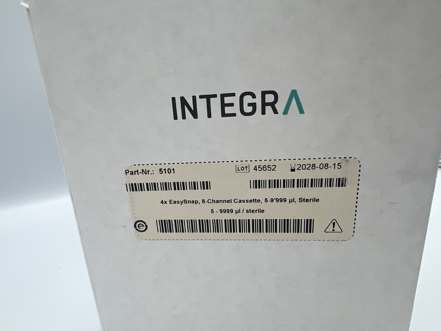 Intrega EasySnap Dispensing Cassette, 5-9'999 µl 4 Dispensing 8 channel 5101 - Labnob