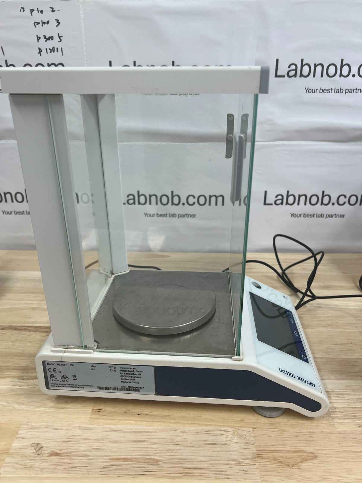 Mettler Toledo Precision Balance/scale ML303T/00 CALI EXPIRE Dec 2025 320g 1mg