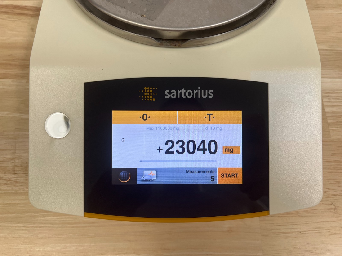 Sartorius Practum 1102-S Balance 1.1kg 0.01g Touch Screen