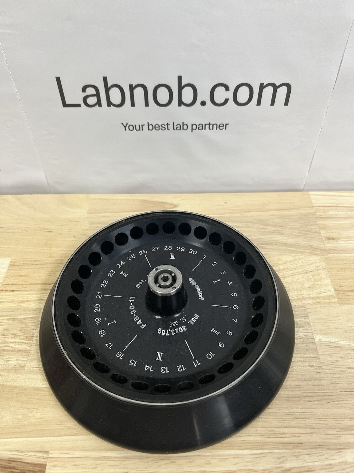 Eppendorf FA-45-30-11 Fixed Angle Centrifuge Rotor 30x1.5/2mL 14K RPM 5427753001 - Labnob