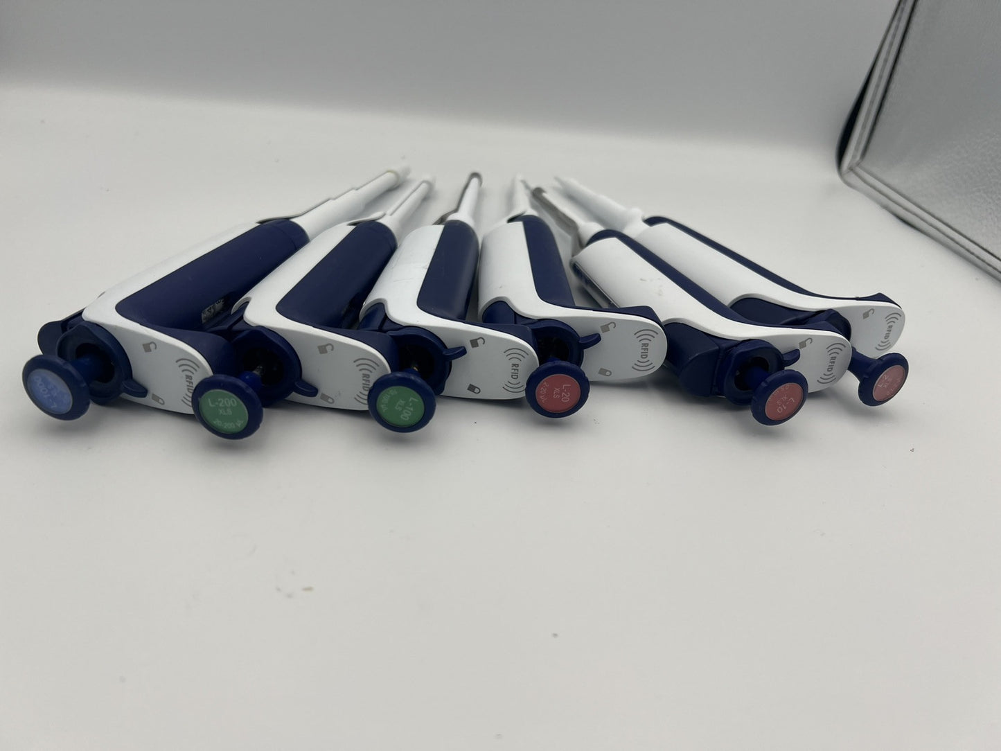 Set Of 6 Rainin Pipet-lite XLS LTS pipette P2 10 20 100 200 1000 full range - Labnob