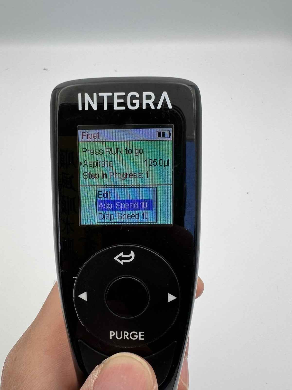 Integra Viaflo 125uL Single Channel Electronic Pipette 5-125uL calibrated #4012 - Labnob