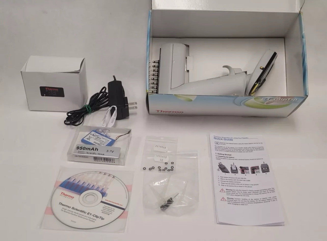 ThermoFisher Scientific 4671040 E1-ClipTip Electronic 8-Channel Pipette 2-125uL - Labnob