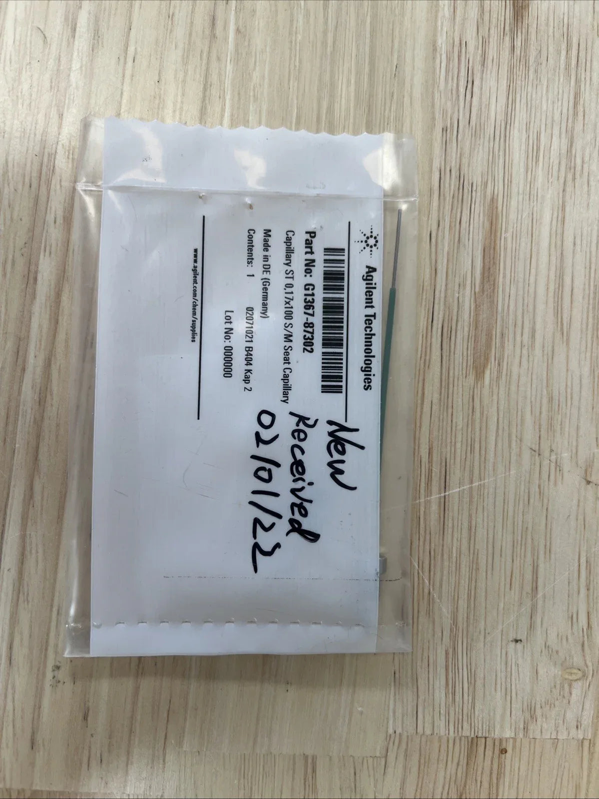 Agilent G1367-87302 Seat capillary 0.17x 100mm, 0.8 mm od - Labnob