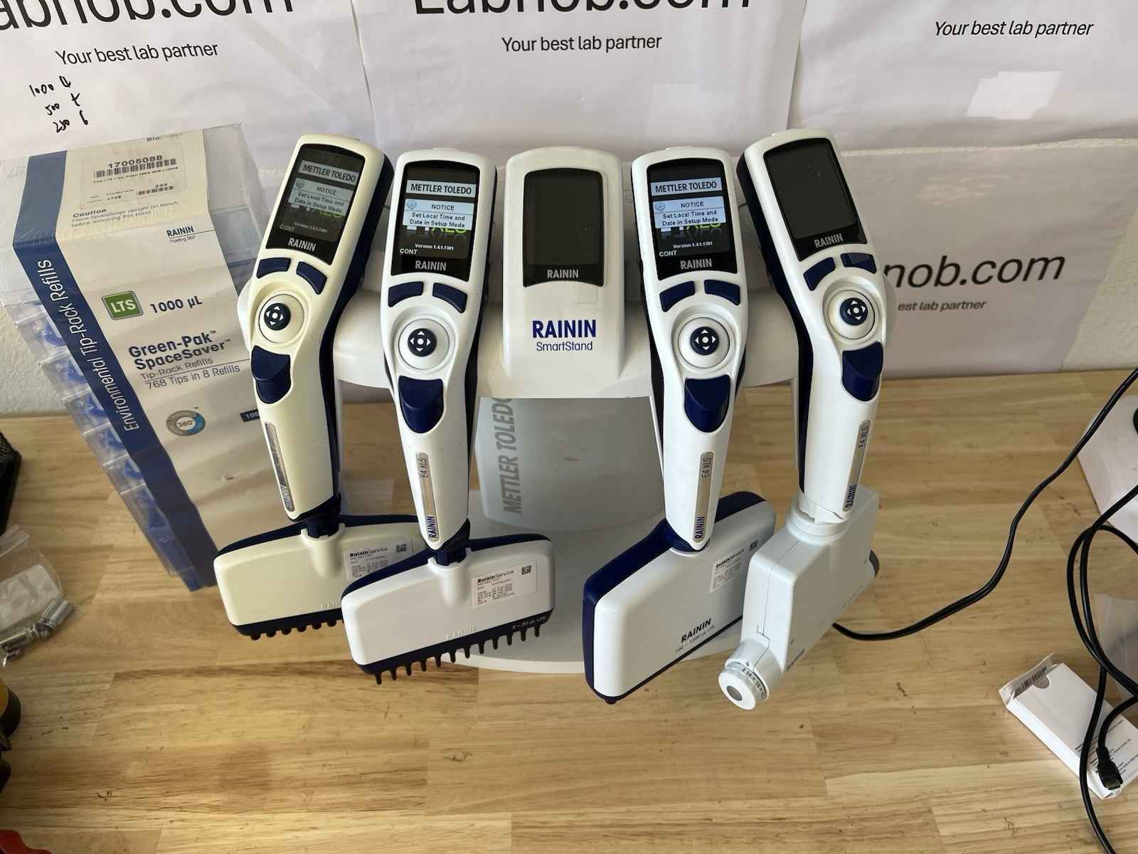 Set Of 4 RAININ E4 XLS LTS pipettes Full Range Calibrated 2024