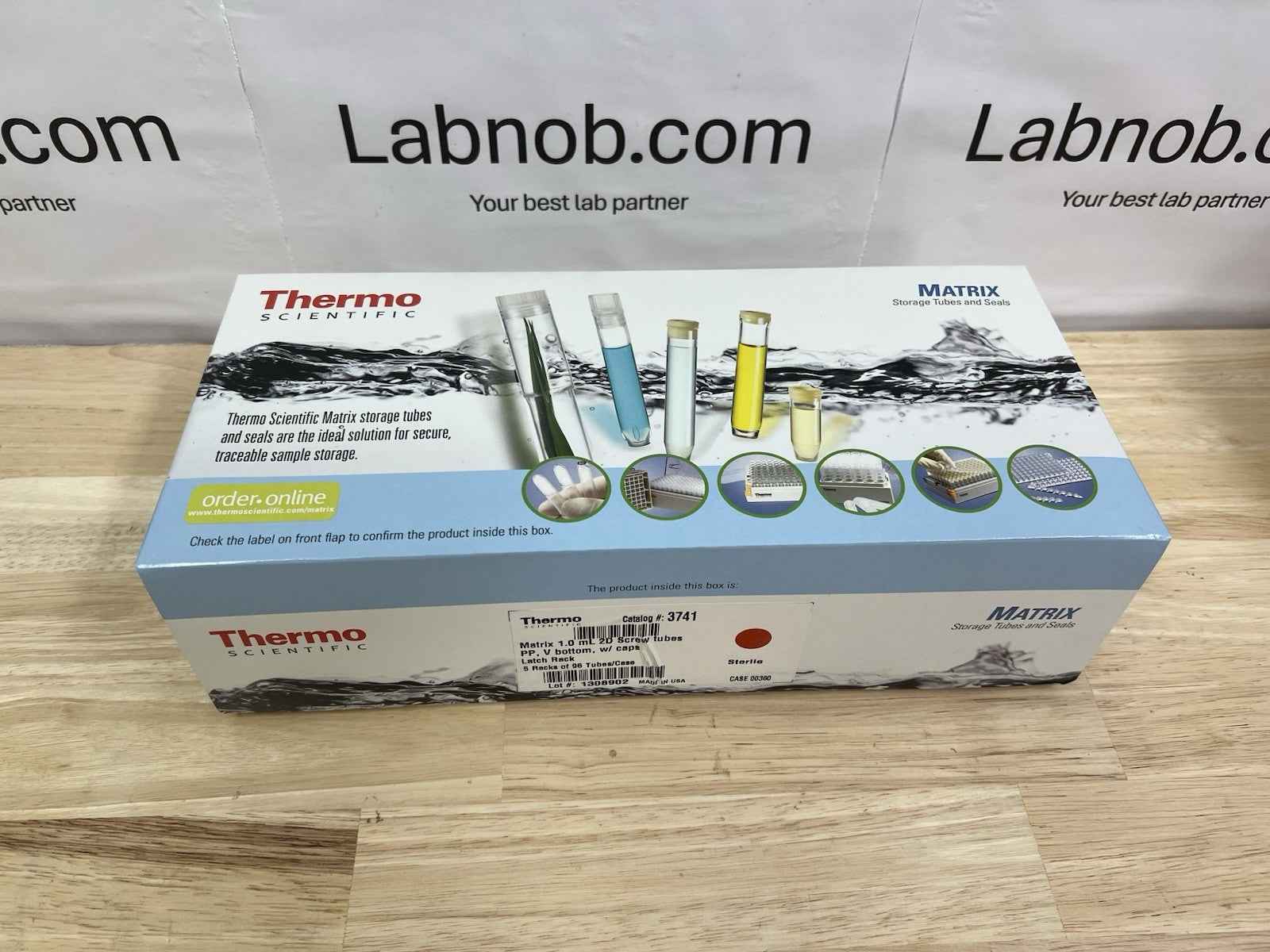 Thermo Matrix 3741 1.0 mL 2D SCREW Tubes pp V-Bottom