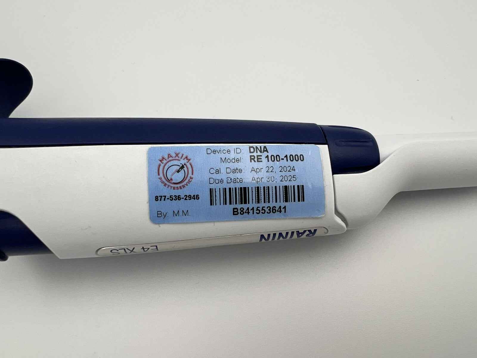 Rainin E4 Electronic Pipette LTS E4-1000XLS+ 100to 1000ul 17014482 - Labnob