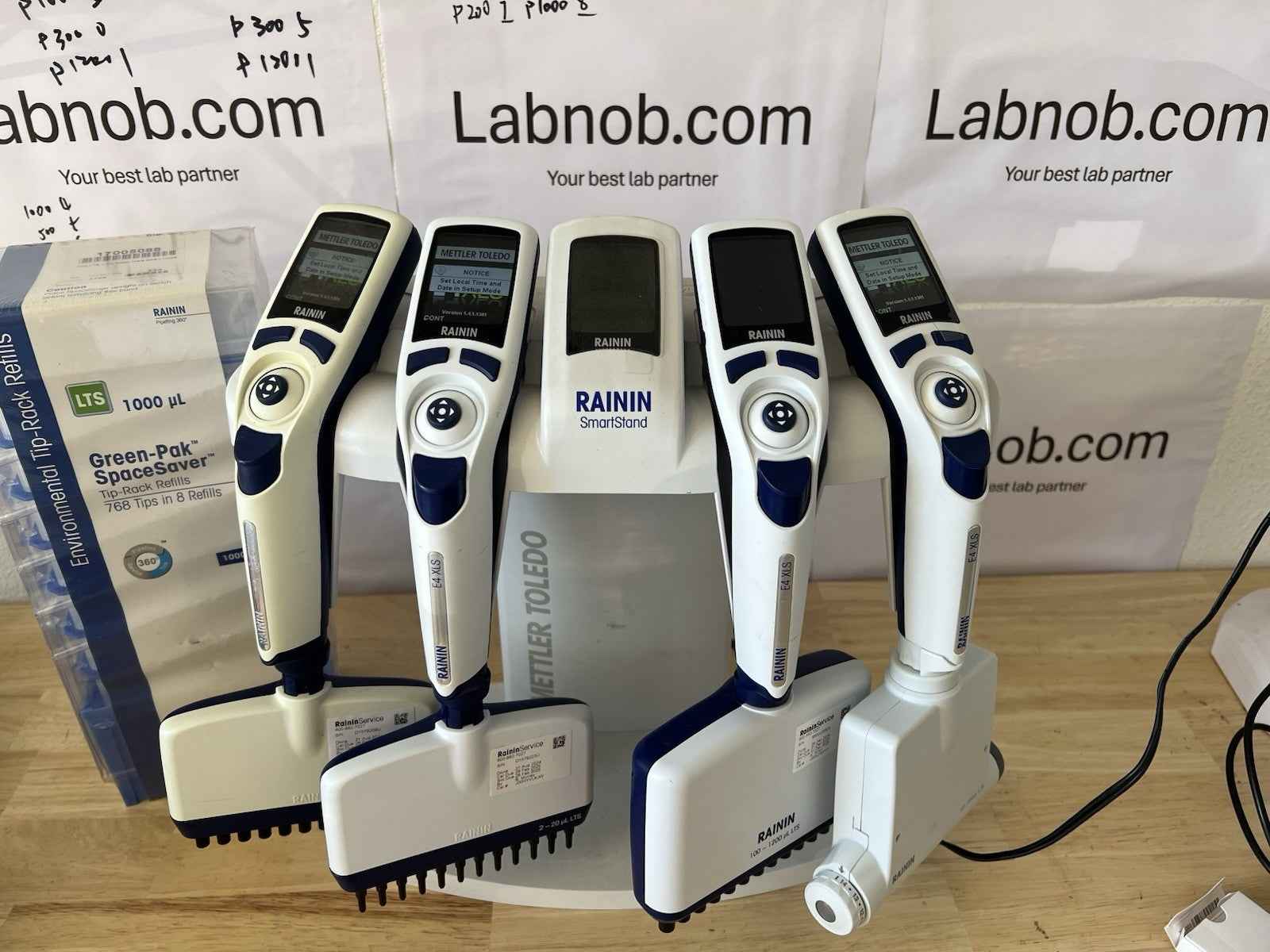 Set Of 4 RAININ E4 XLS LTS pipettes Full Range Calibrated 2024