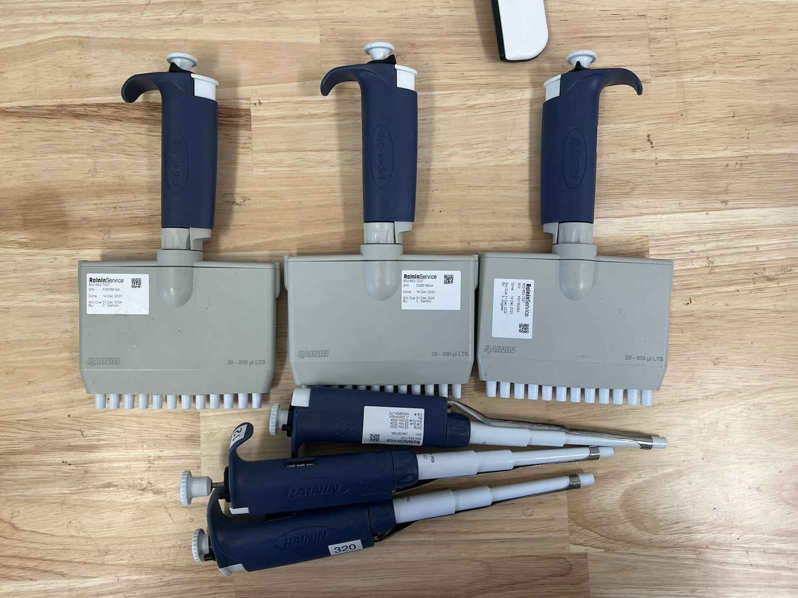 Lot Of 6 RAININ Pipet Lite