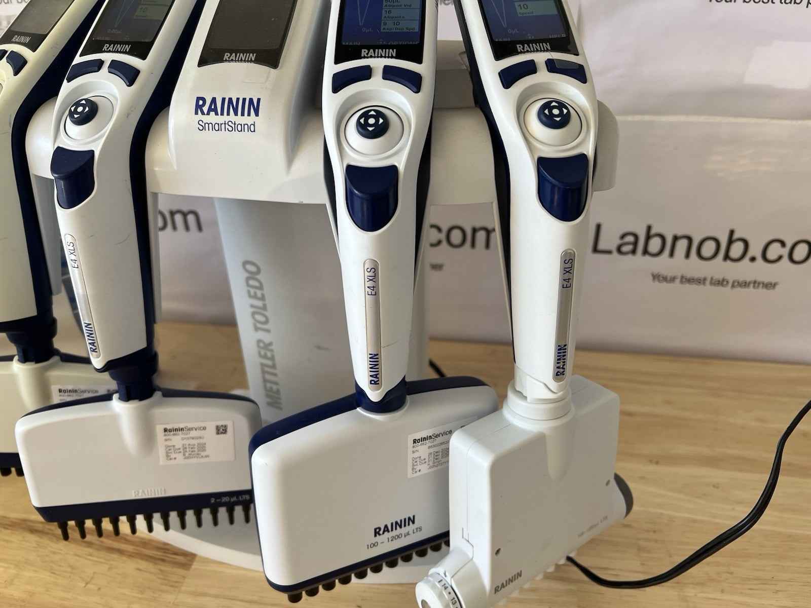 Set Of 4 RAININ E4 XLS LTS pipettes Full Range Calibrated 2024