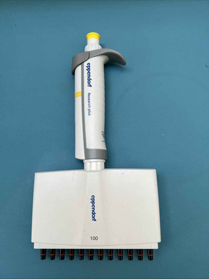 Eppendorf Research Plus 12 Channel 10-100 uL Pipette P100