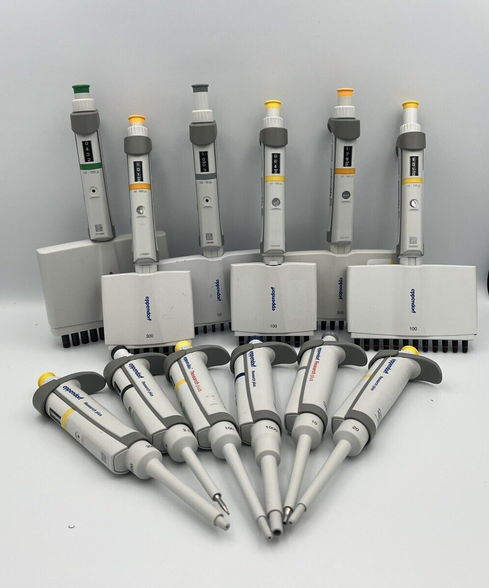 Eppendorf Research Plus pipette single multiple channel 0.1-1200ul U Pick size - Labnob