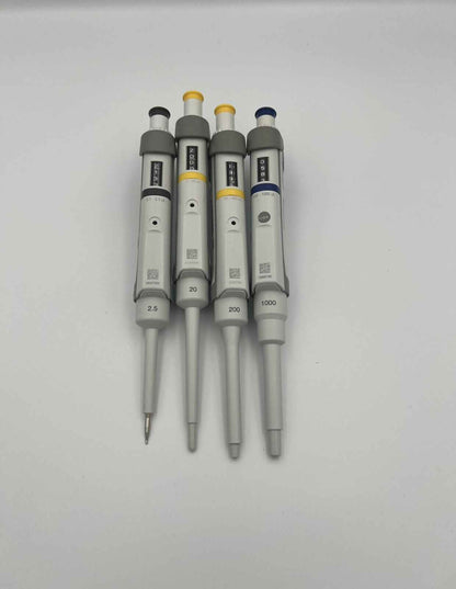 Eppendorf Research Plus Pipettes Set of 4 (0.1 to 1000ul P2.5, 20, 200, 1000) - Labnob