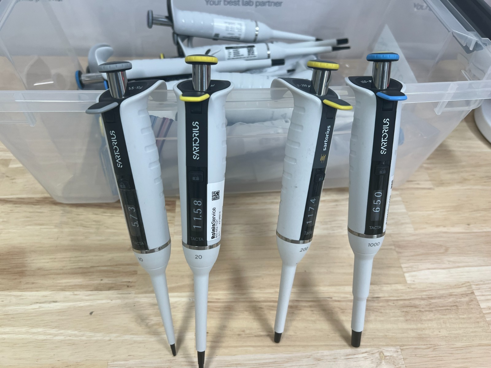 Sartorius Tacta Single-Channel, Adjustable-Volume Pipette U pick size