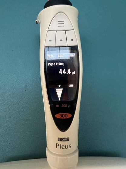 Sartorius/Biohit Picus 300 10-300ul 12 Channel Electric Pipette - Labnob