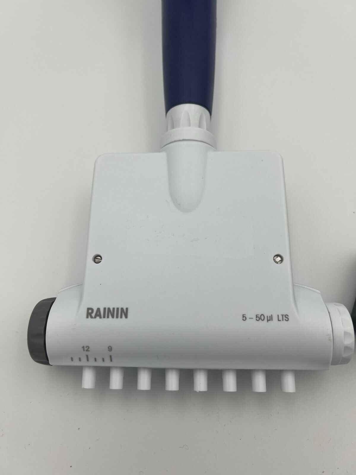 Rainin E4 EA8-50 XLS Adjustable Spacer LTS 5-50ul Pipette w/charger+ battery - Labnob