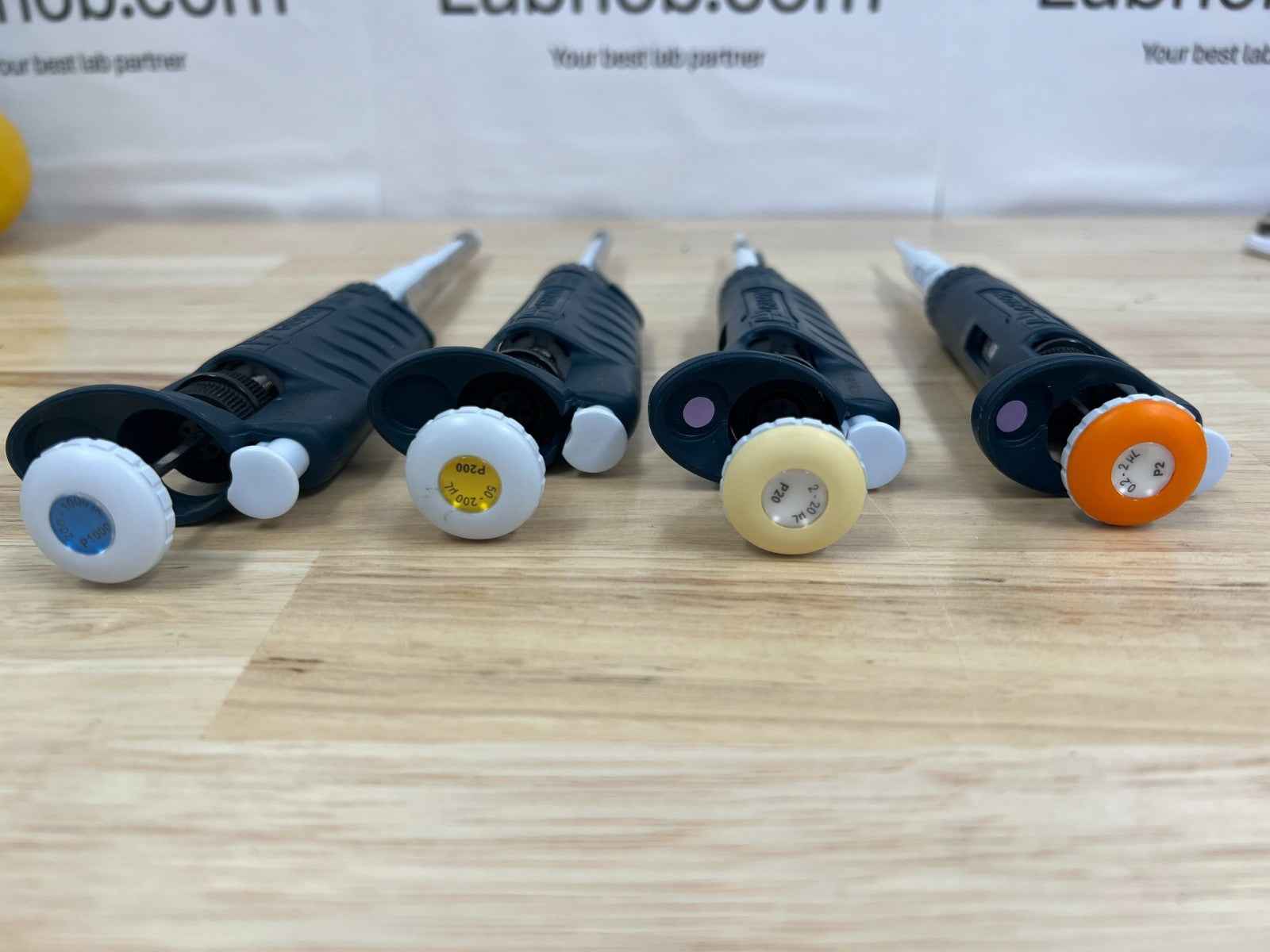 Gilson Pipetman Pipette Set P1000, 200, 20 & 2 uL: Calibrated New Seal