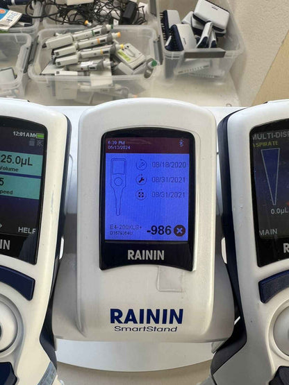 Rainin E4 XLS+ LTS 10uL, 100ul, 200ul, 1,000uL Single Chanel Electronic Pipettes - Labnob
