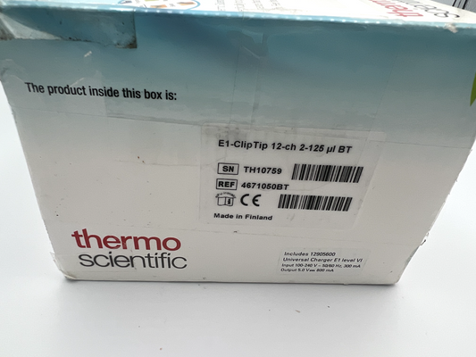 Thermo E1-ClipTip™ Bluetooth Electronic 12 channel 2-125ul Pipette 4671050BT - Labnob