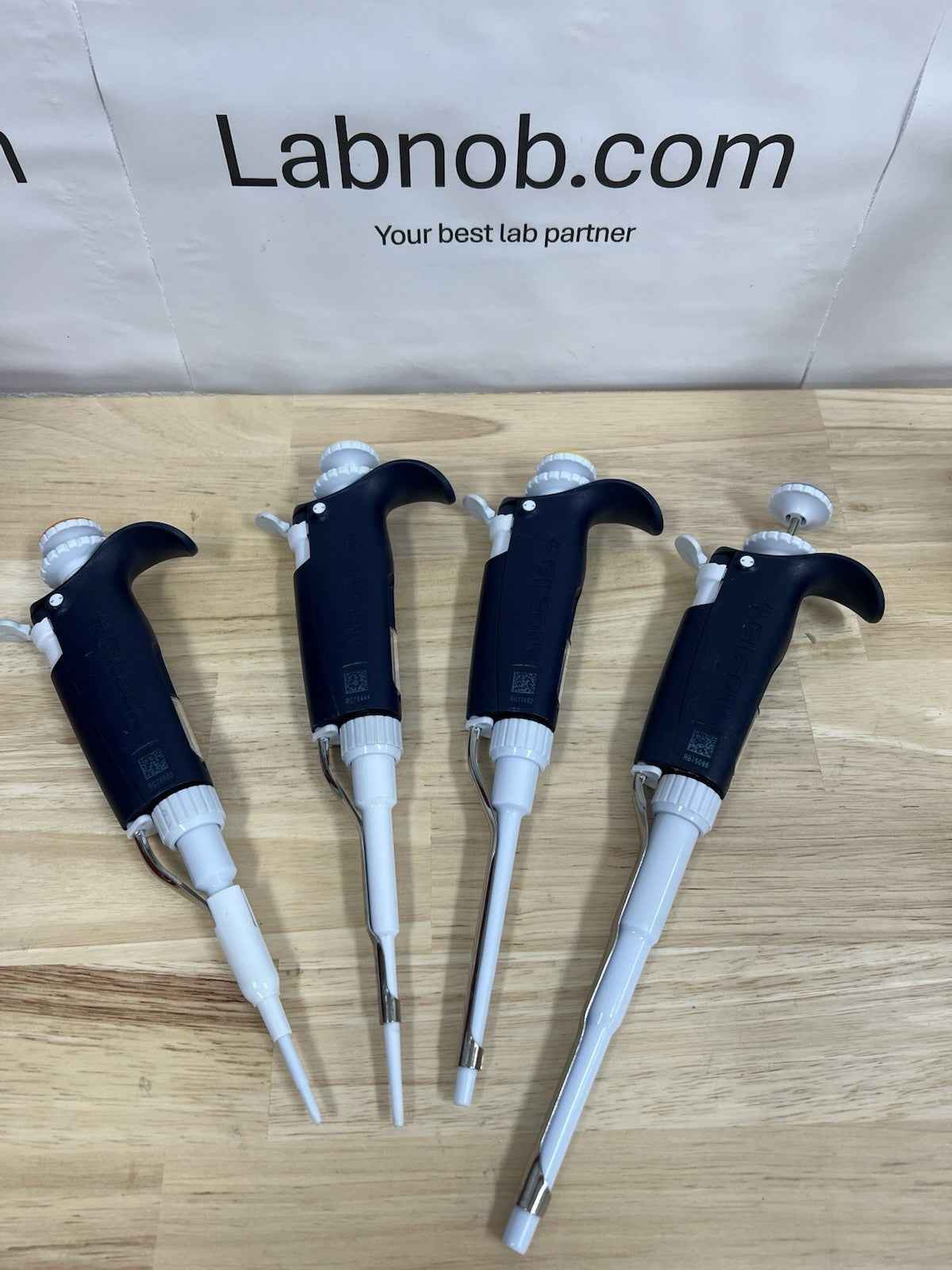 Gilson Pipetman L Pipettes P1000, 200, 20 & 2 uL: Calibrated, New Seal