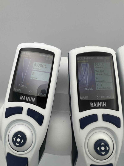 Set Of 4 RAININ E4 XLS LTS P10 P100 P1000 P300 8 Channel electronic pipette - Labnob