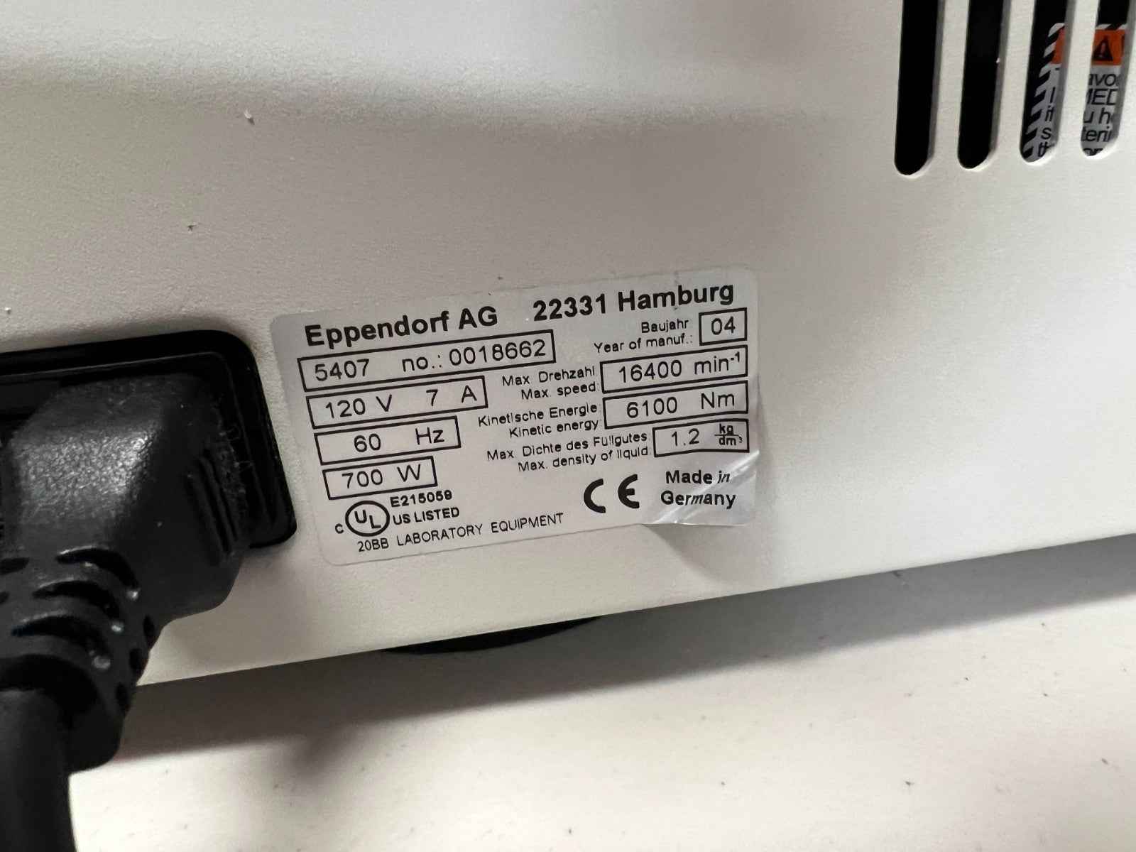 Eppendorf 5417R Refrigerated Centrifuge tested see the video