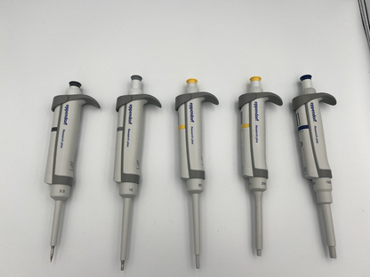 Eppendorf Research Plus Pipette set of 5 P1000, 200, 20, 10 & 2.5 - Labnob