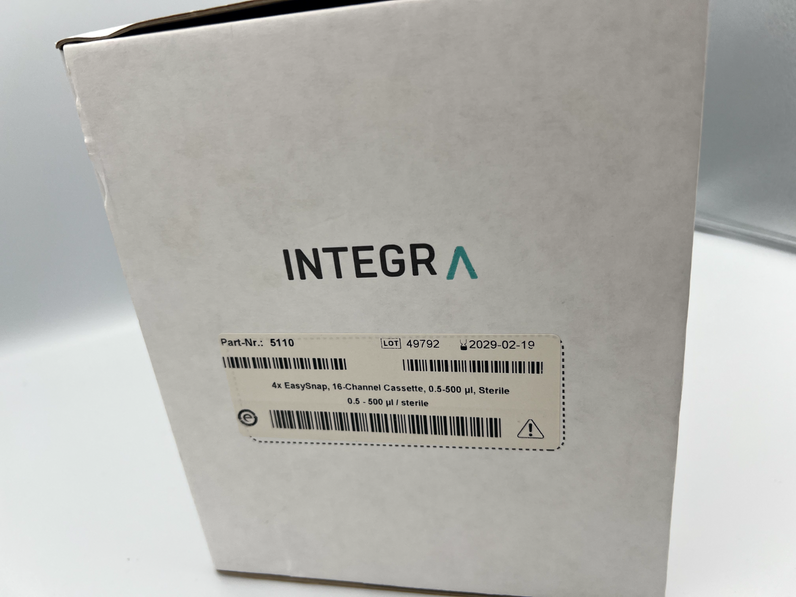 integra EasySnap™ Dispensing Cassette, 0.5-500 µl, 16 channel, 5110 - Labnob