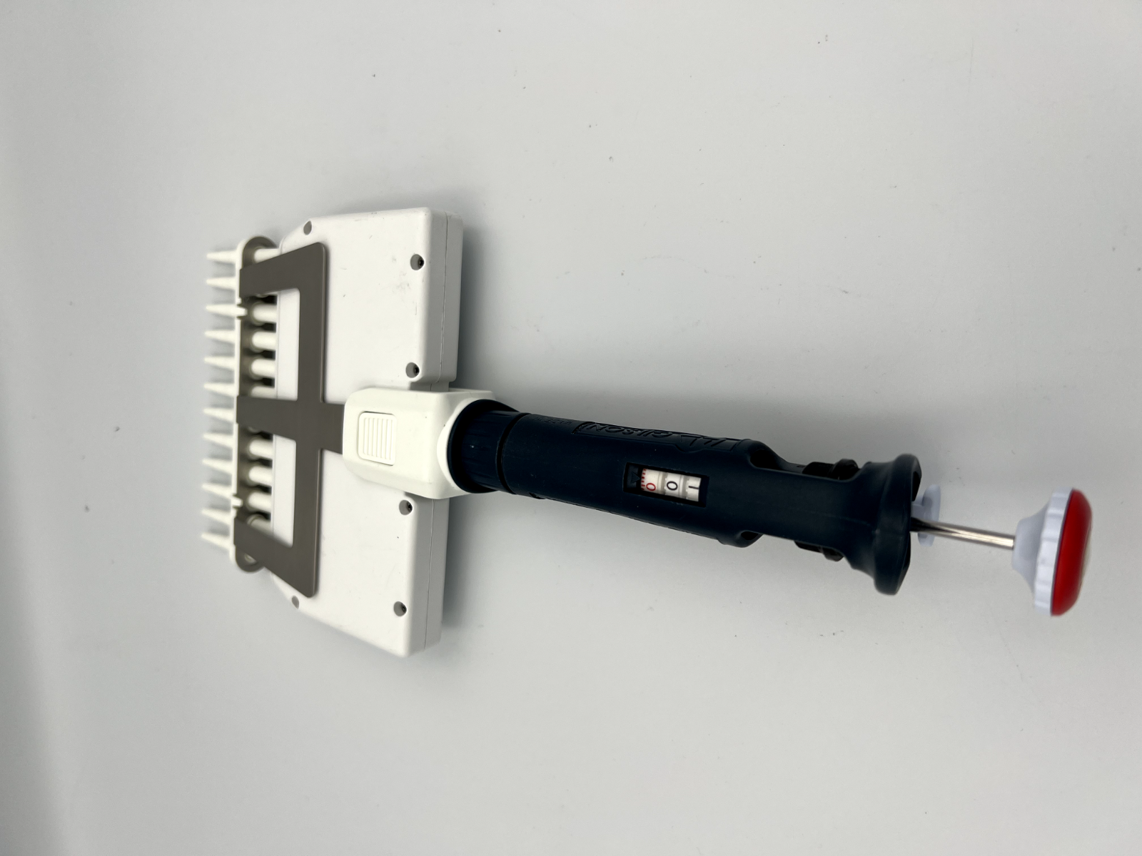 Gilson pipetman 12 channel P10, 1-10ul pipette, Tested - Labnob