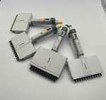 Eppendorf Pipette Multiple Channels Set - 4 Research Plus 12 Channel Pipettes - Labnob