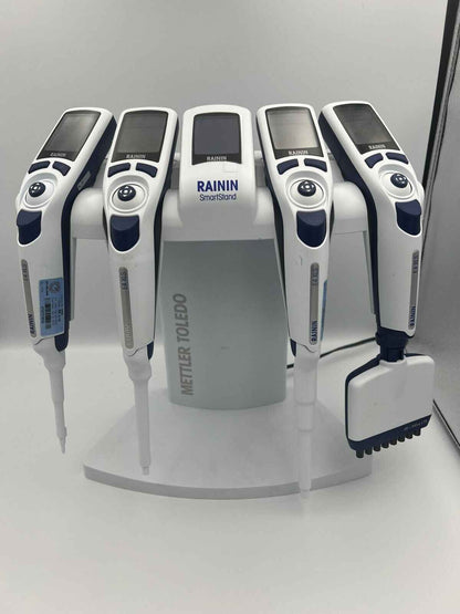 Set Of 4 RAININ E4 XLS LTS P10 P100 P1000 P300 8 Channel electronic pipette - Labnob
