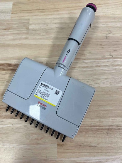 Thermo Scientific F1-ClipTip 12 channel Multichannel Pipette 1.0 to 10 ul