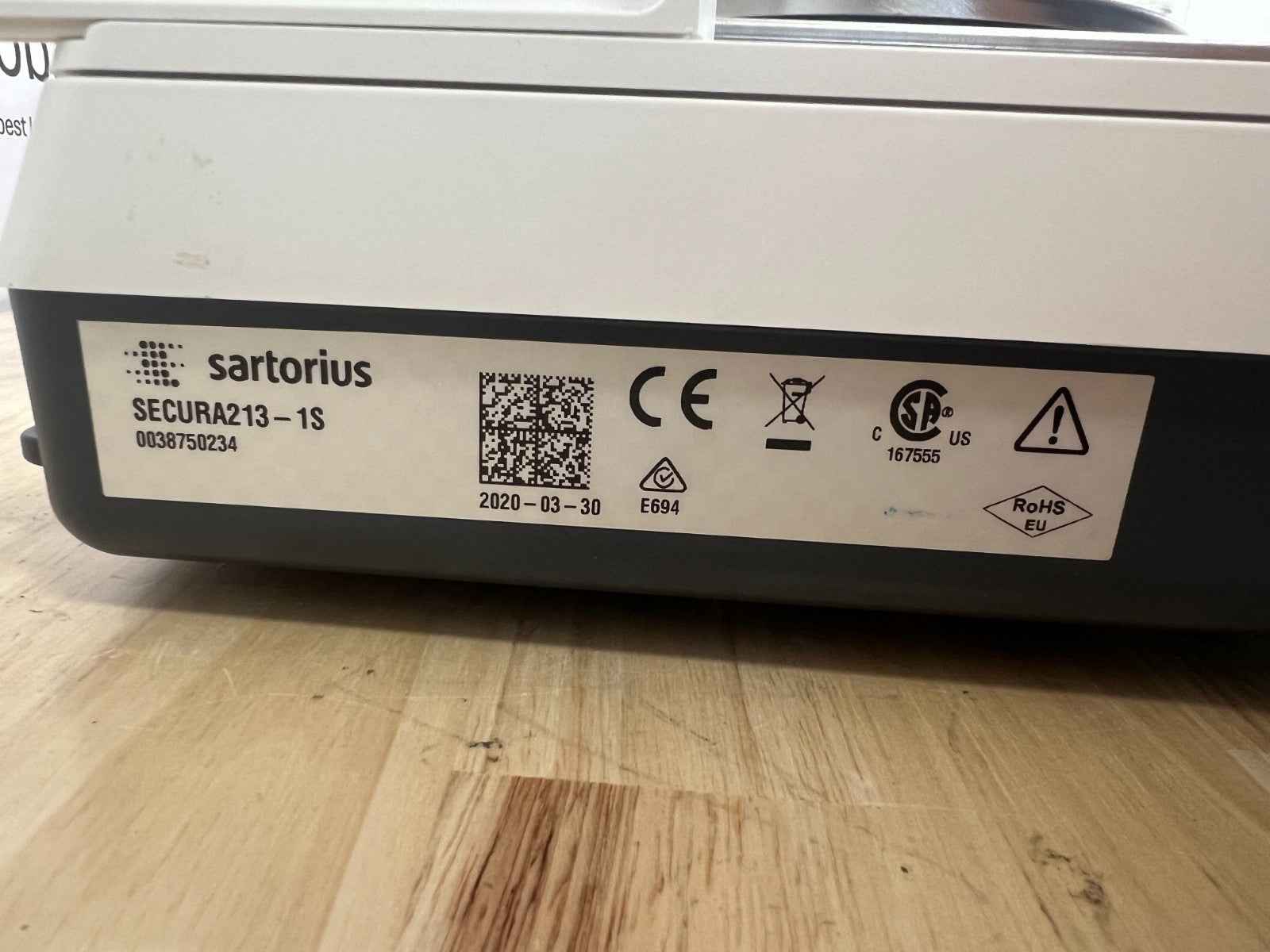 Sartorius Secura 213-1S Analytical Balance 210 g X 0.001 g Internal Cal