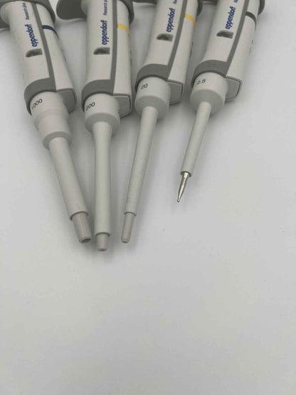 Set of 6 Eppendorf Research Plus Pipette | 4* Single, 2* 12 Channel - Labnob