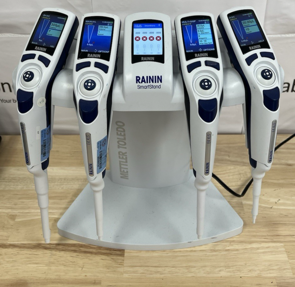 Rainin E4 XLS+ LTS 20u l, 100ul, 200ul, 1,000uL Single Chanel Electronic Pipette - Labnob